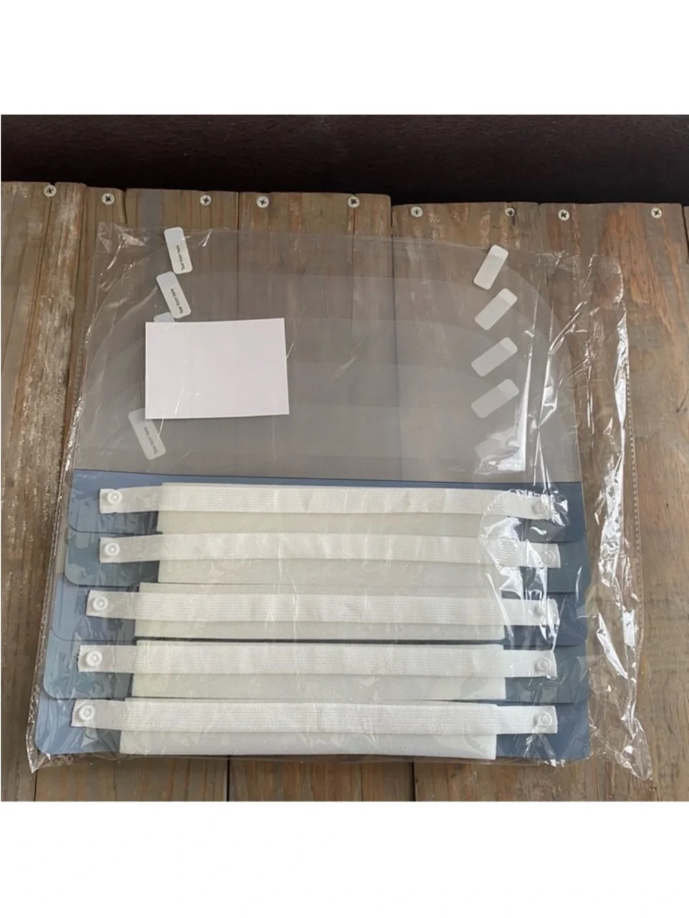 5 pack of new face shields